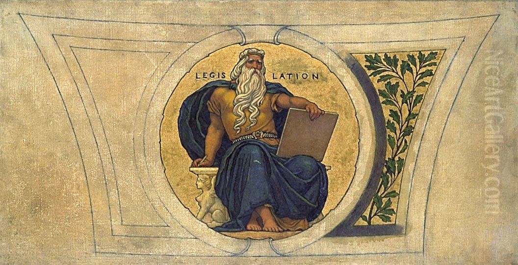 Study for Mosaic, Wisconsin State Capital, 