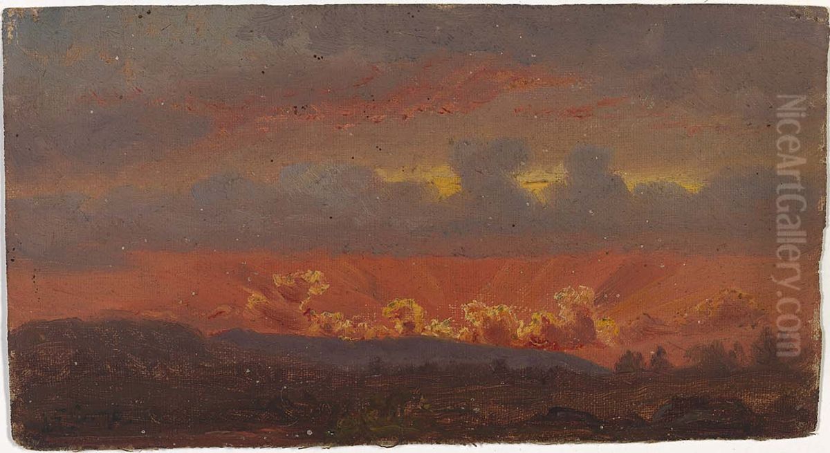 Untitled Oil Painting by Jasper Francis Cropsey