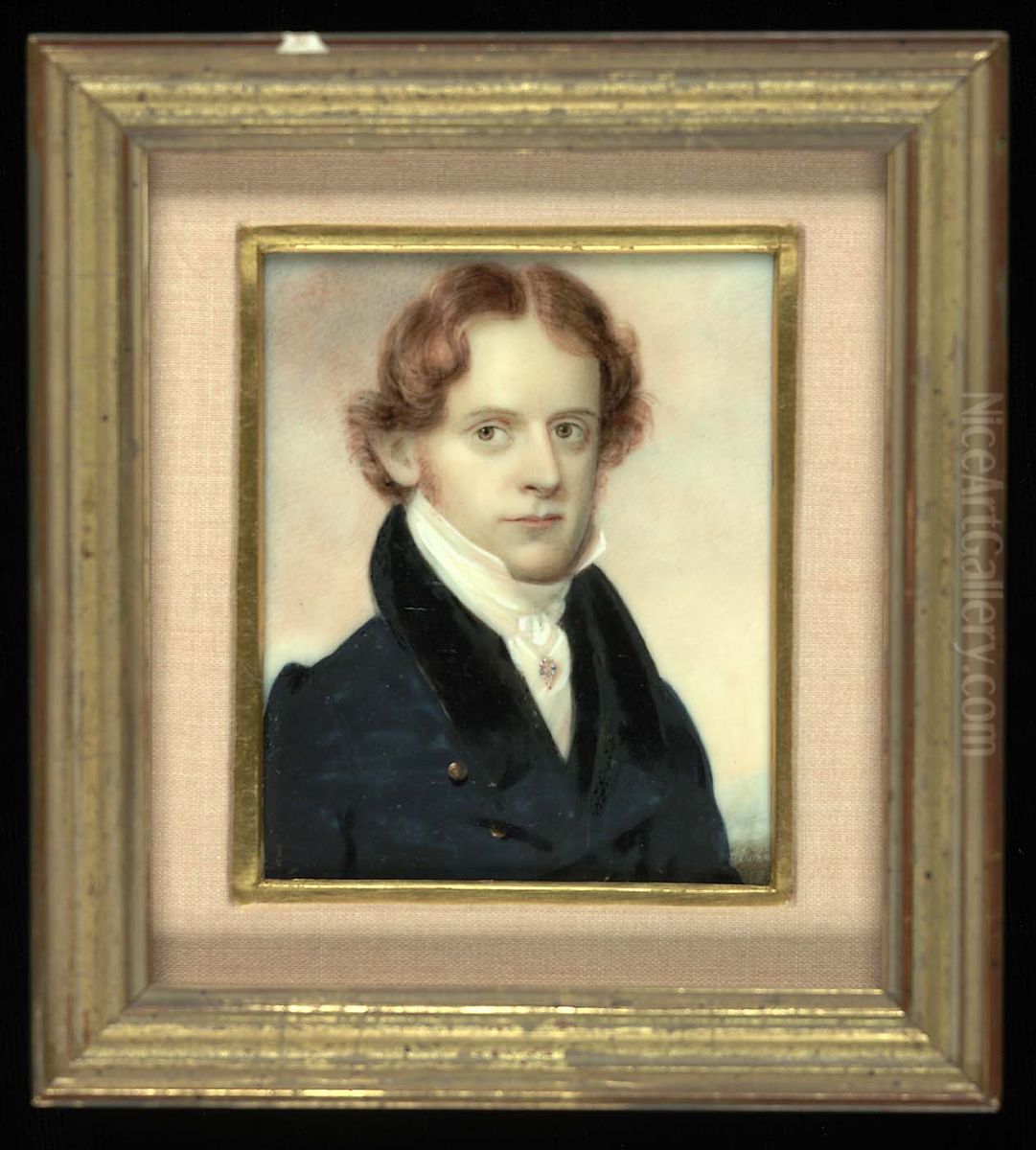 Charles Francis Adams Oil Painting by Anson Dickinson