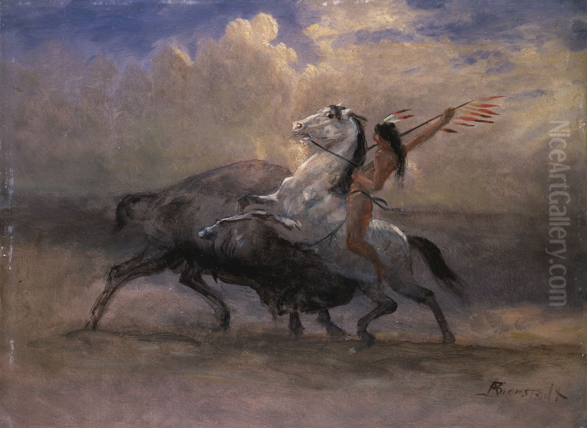 Sketch for ,,The Last of the Buffalo