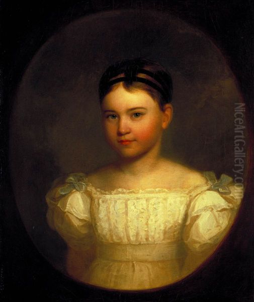 Mary Louisa Adams Oil Painting by Asher Brown Durand