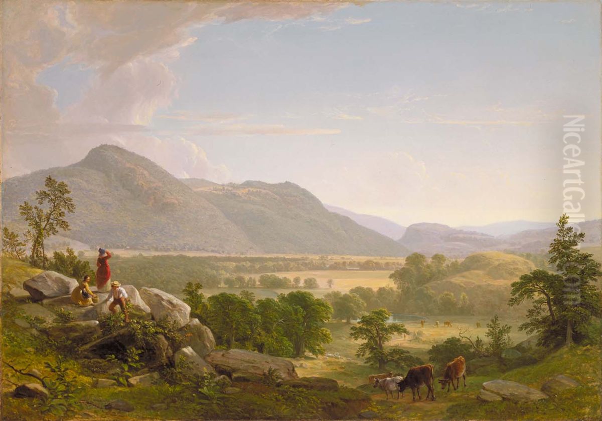 Dover Plains, Dutchess County, New York Oil Painting by Asher Brown Durand