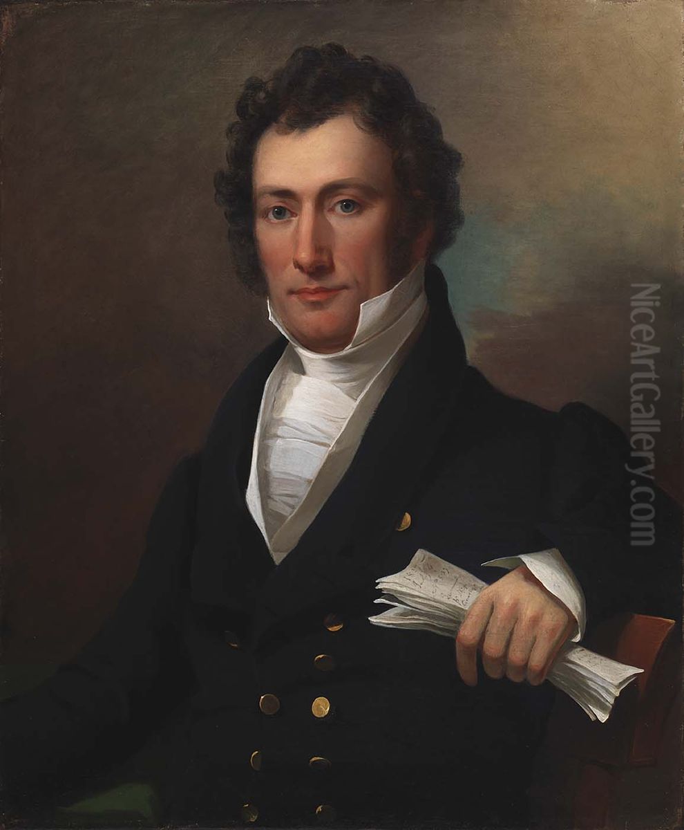 Joshua Tevis Oil Painting by Jacob Eichholtz