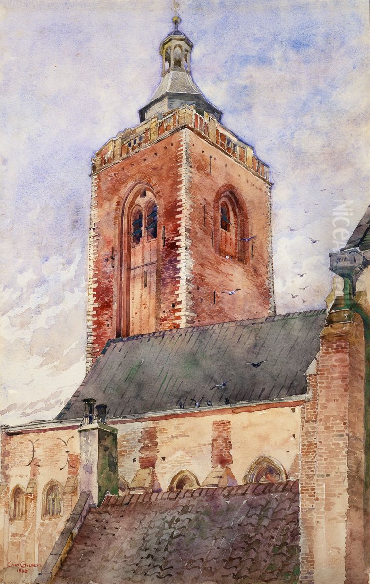 St. Martin's Church, Utrecht, Holland Oil Painting by unknown