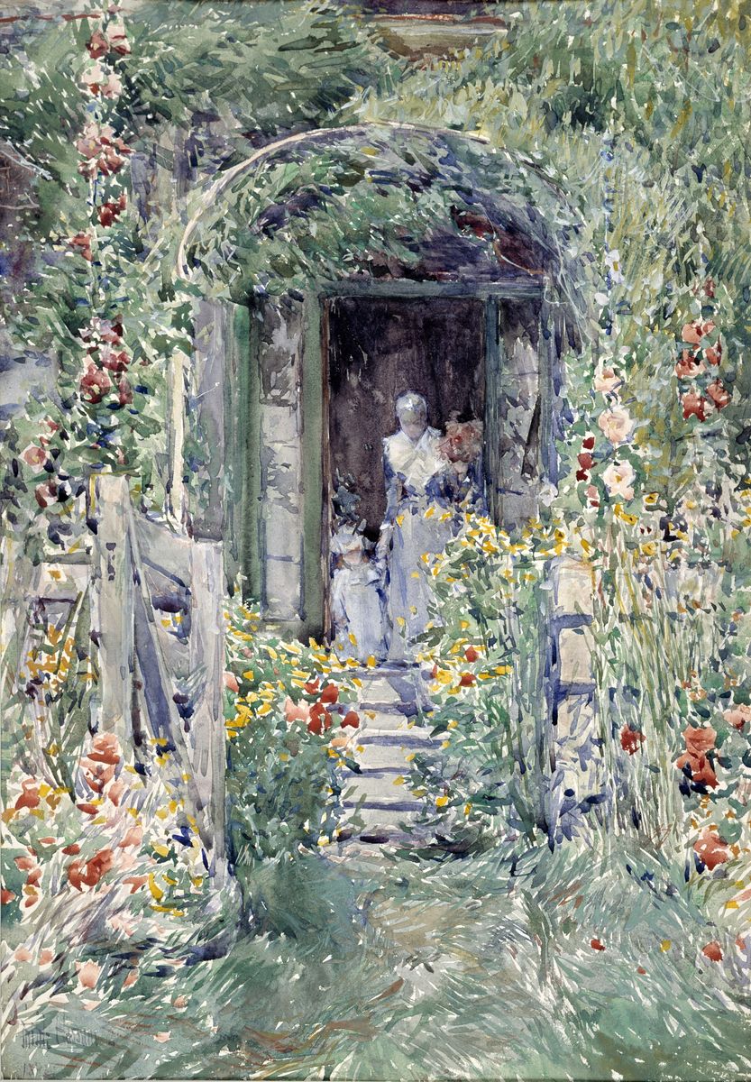 The Garden in Its Glory Oil Painting by Childe Hassam