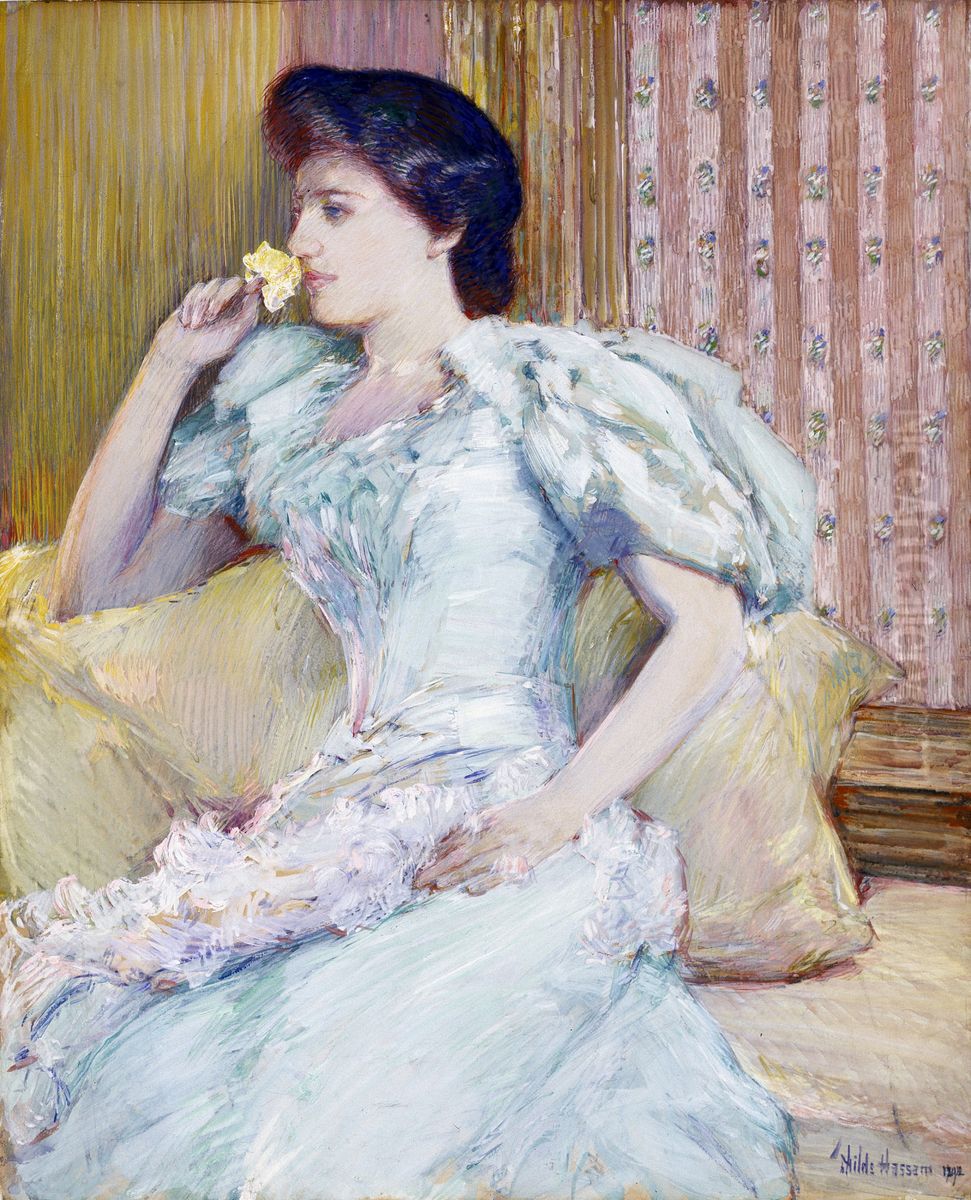 Lillie (Lillie Langtry) Oil Painting by Childe Hassam