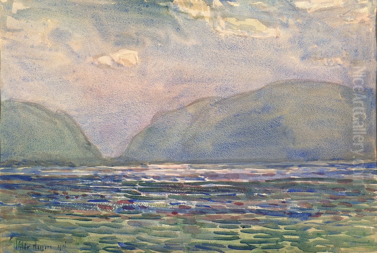 Noon above Newburgh Oil Painting by Childe Hassam