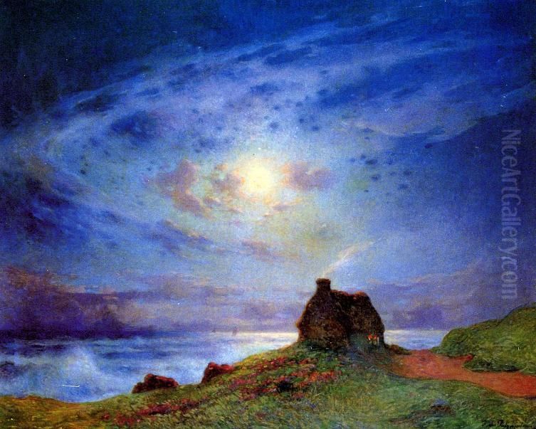 The Customs Cabin Oil Painting by Ferdinand du Puigaudeau