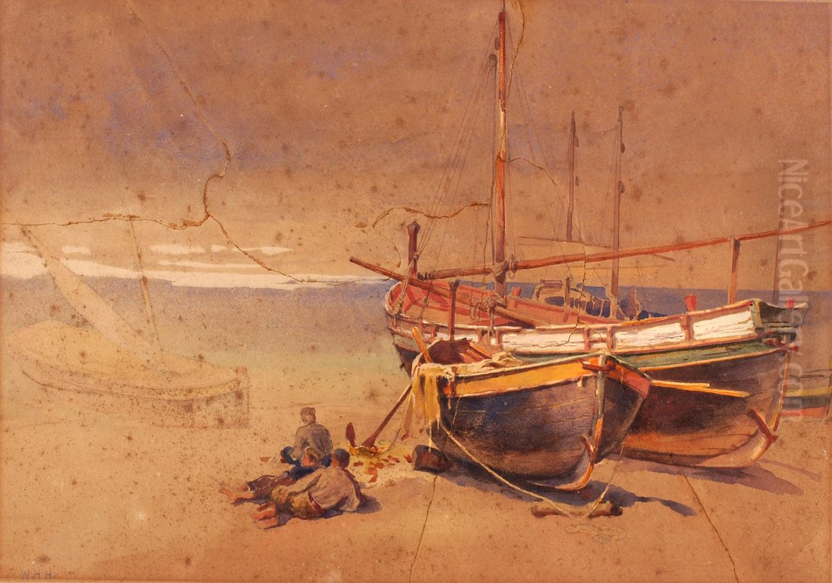 Capri Oil Painting by William Henry Holmes