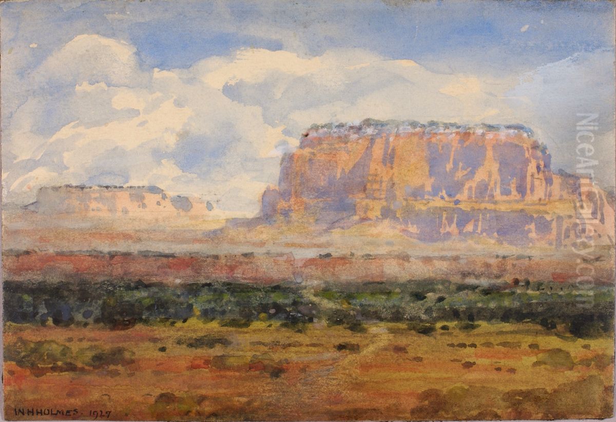 The Enchanted Mesa Oil Painting by William Henry Holmes