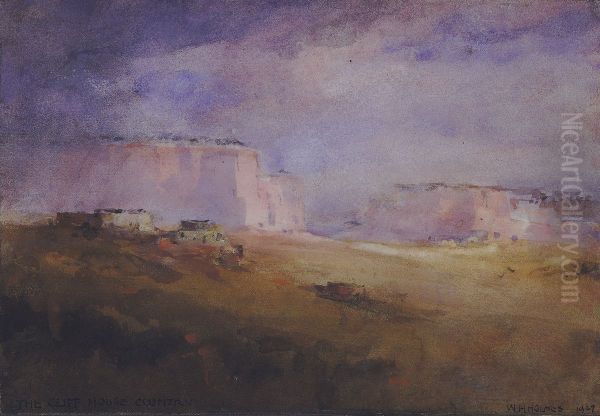 In the Cliff House Country Oil Painting by William Henry Holmes
