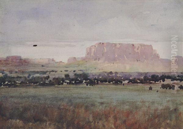 In the Plateau Country, Colorado Oil Painting by William Henry Holmes