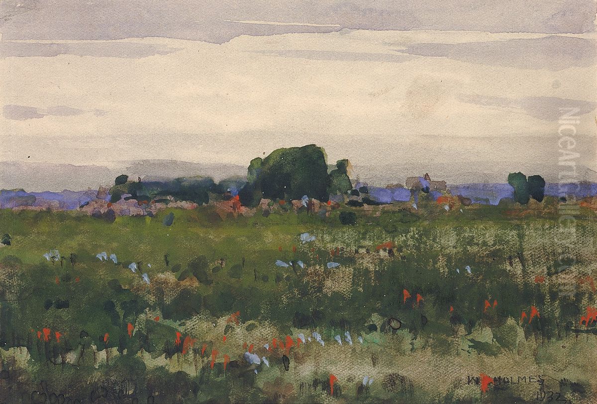 Michigan Oil Painting by William Henry Holmes
