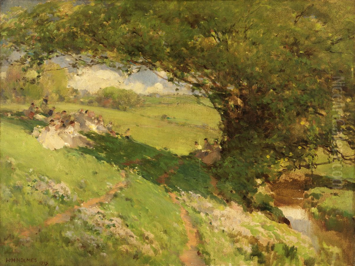 The Wanderlusters' Rest Oil Painting by William Henry Holmes