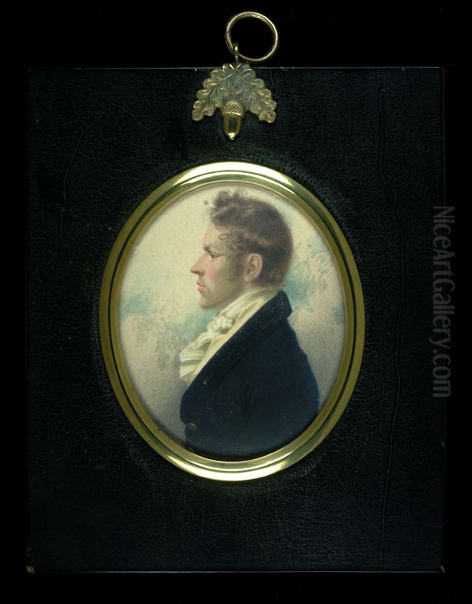 Portrait of a Gentleman Oil Painting by Henry Inman