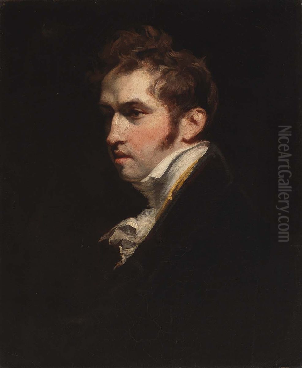 Portrait of a Man Oil Painting by John Jackson