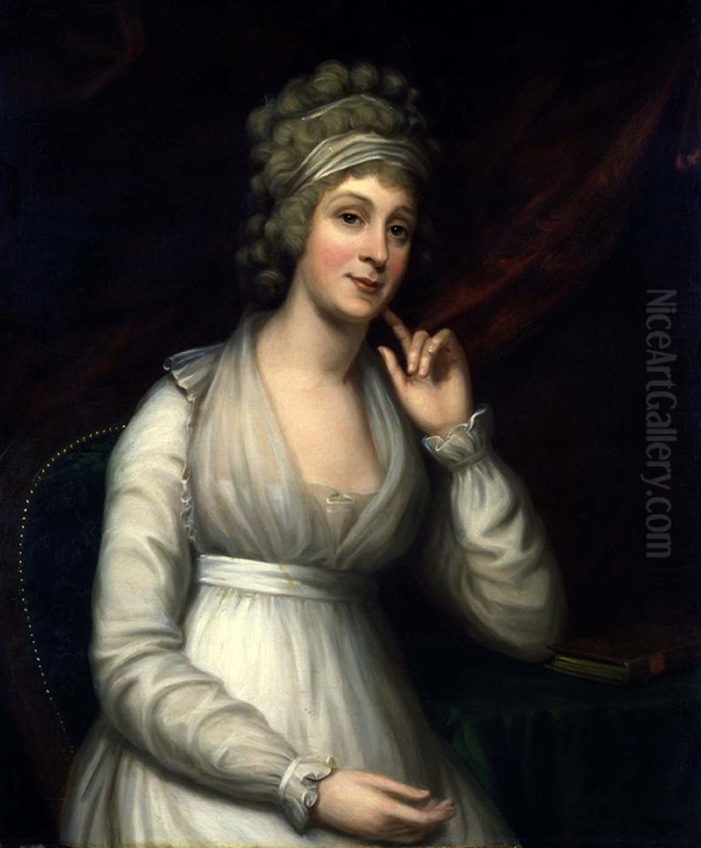 Mrs. Joshua Johnson Oil Painting by Charles Bird King
