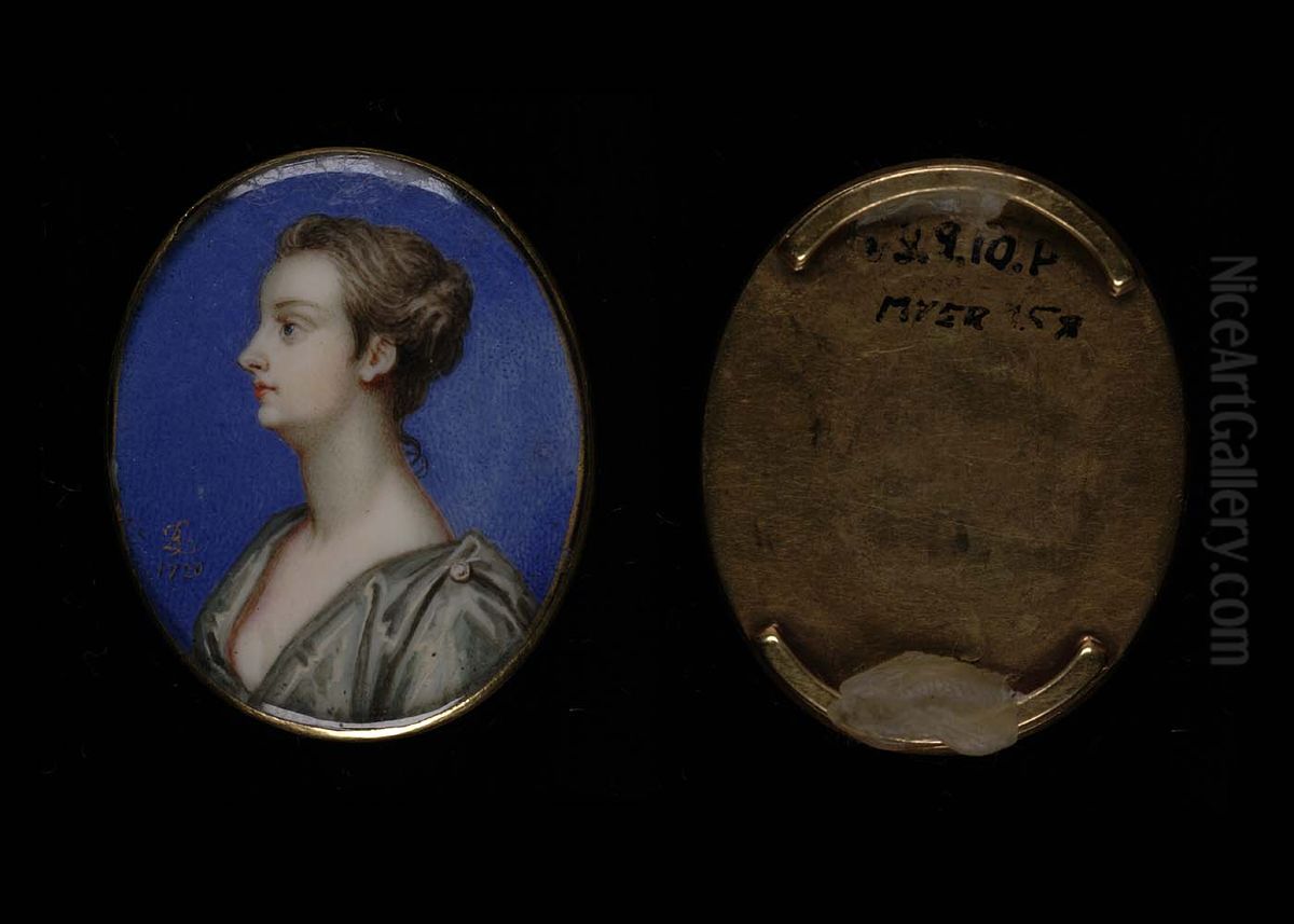 Mary Churchill, Duchess of Montague Oil Painting by Bernard Lens III
