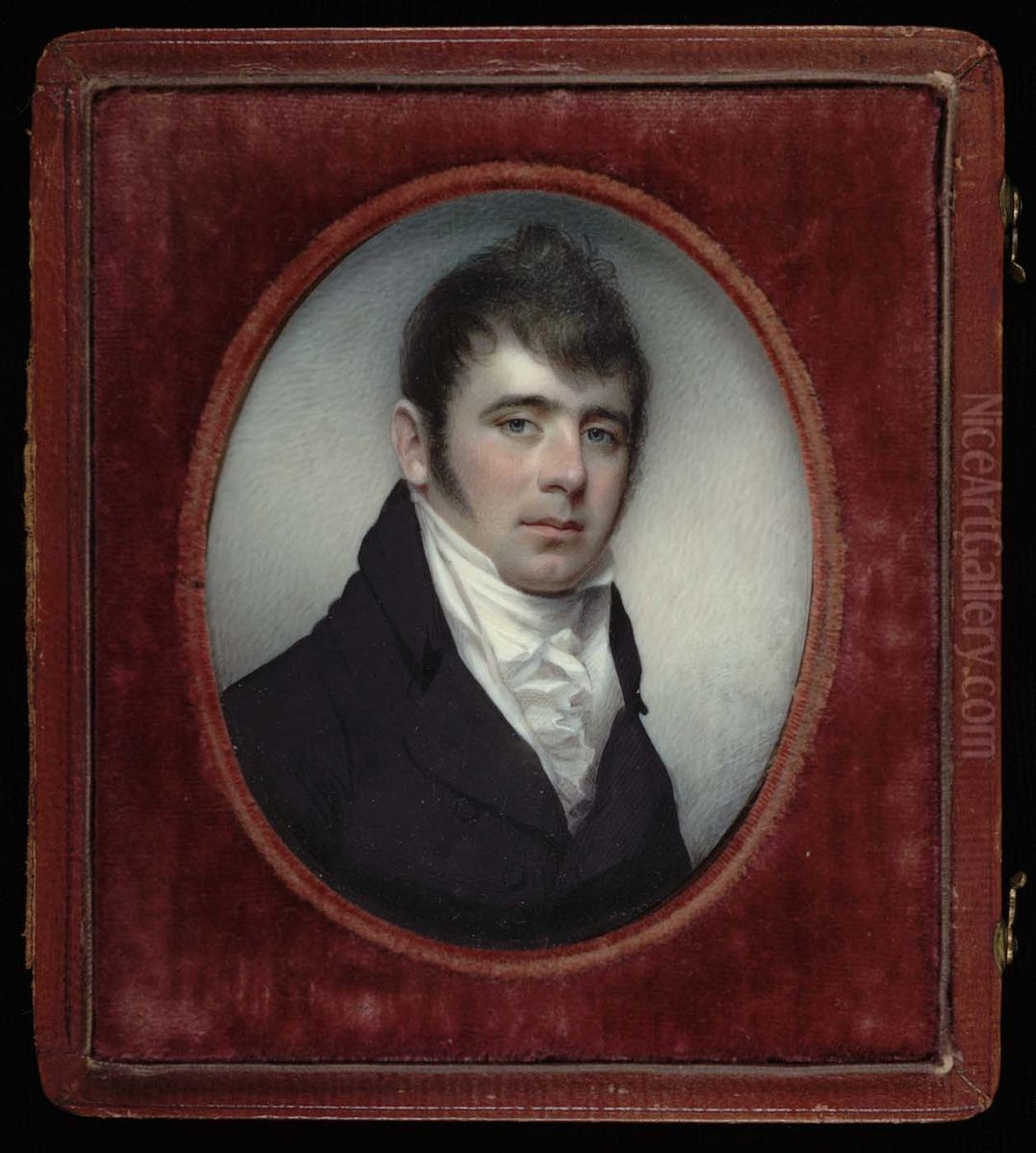 Joseph Curwen Oil Painting by Edward Greene Malbone Joseph Curwen Oil Painting by Edward Greene Malbone