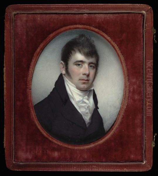 Joseph Curwen Oil Painting by Edward Greene Malbone