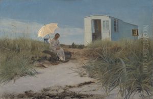 The Artist's Wife with the Family Caravan