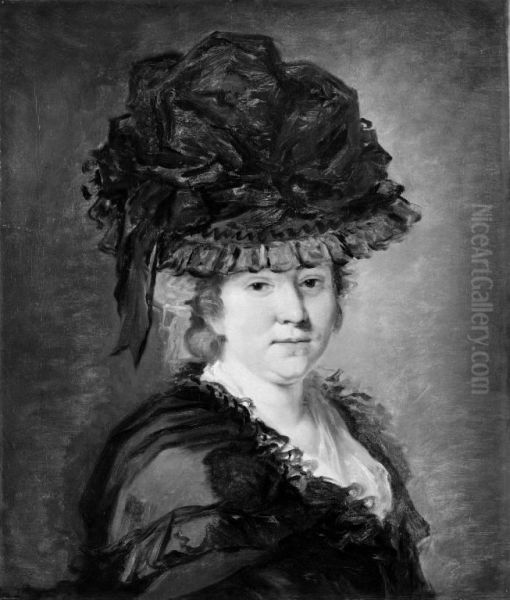 Portrait of a Lady Oil Painting by Jean-Honore Fragonard