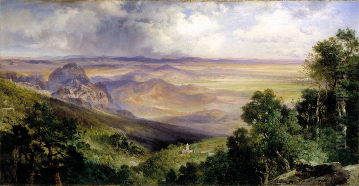 Valley of Cuernavaca Oil Painting by Thomas Moran