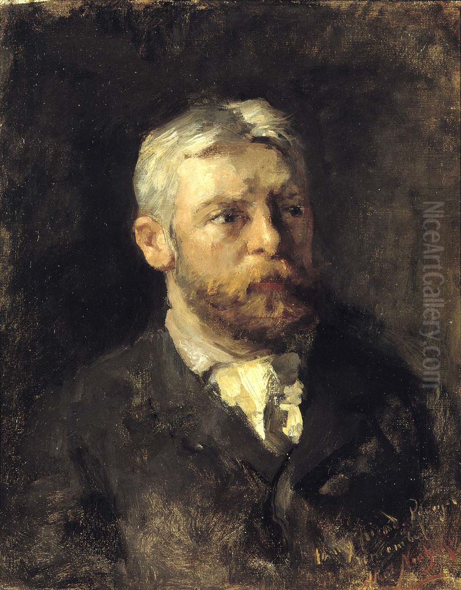 Henry Ward Ranger Oil Painting by Albert Neuhuys