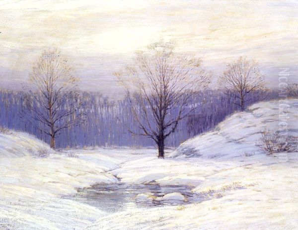 Morning Haze Oil Painting by Leonard Ochtman
