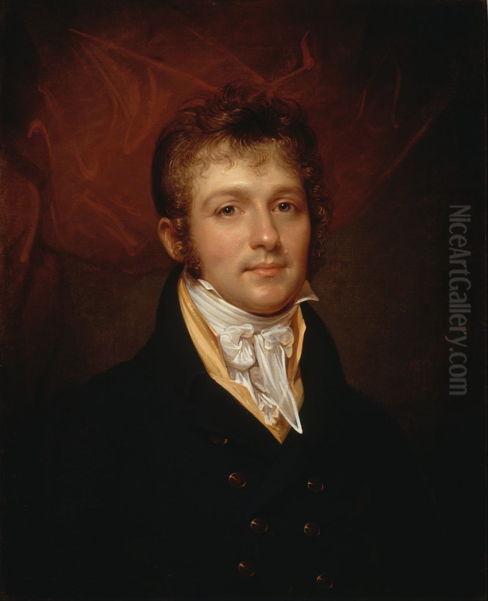 Portrait of Edward Shippen Burd of Philadelphia Oil Painting by Rembrandt Peale