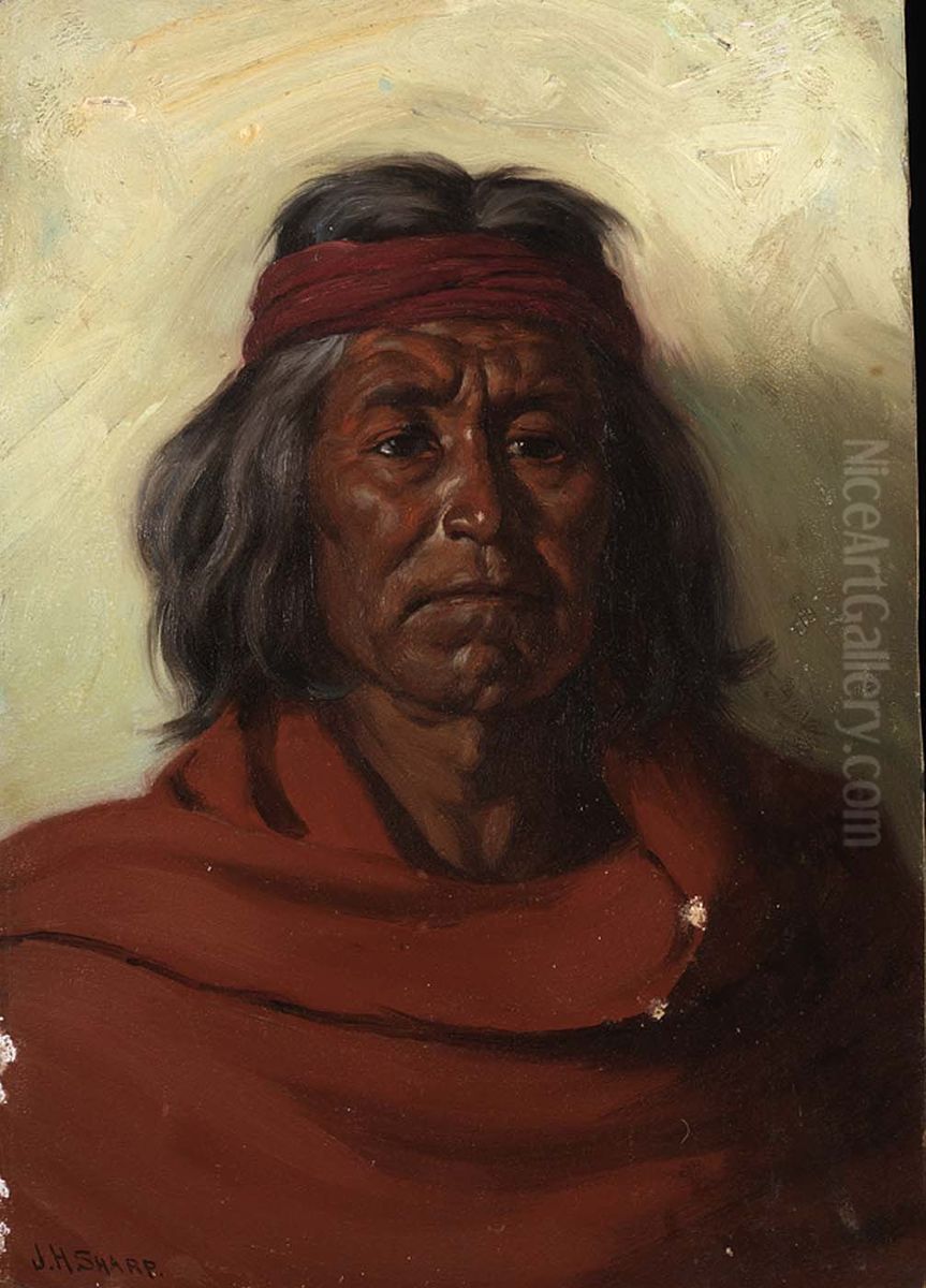 Y-yut-mat Oil Painting by Joseph Henry Sharp
