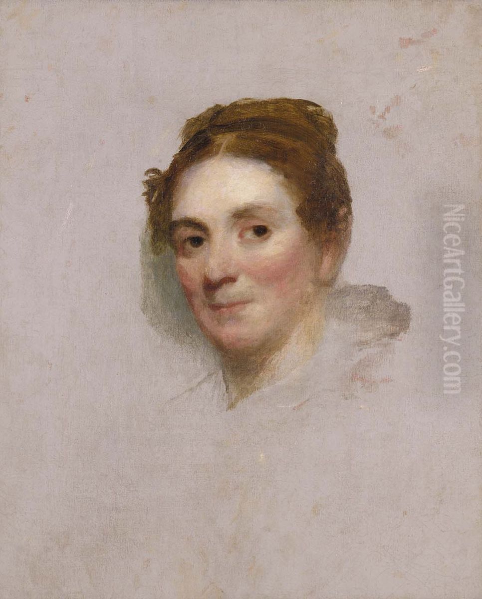 Portrait of a Lady Oil Painting by Gilbert Stuart