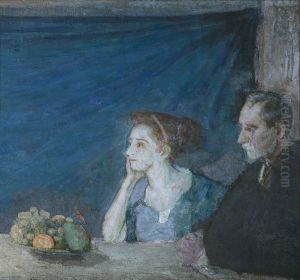 Portrait of Mr. and Mrs. Atherton Curtis with Still Life Portrait of Mr. and Mrs. Atherton Curtis with Still Life