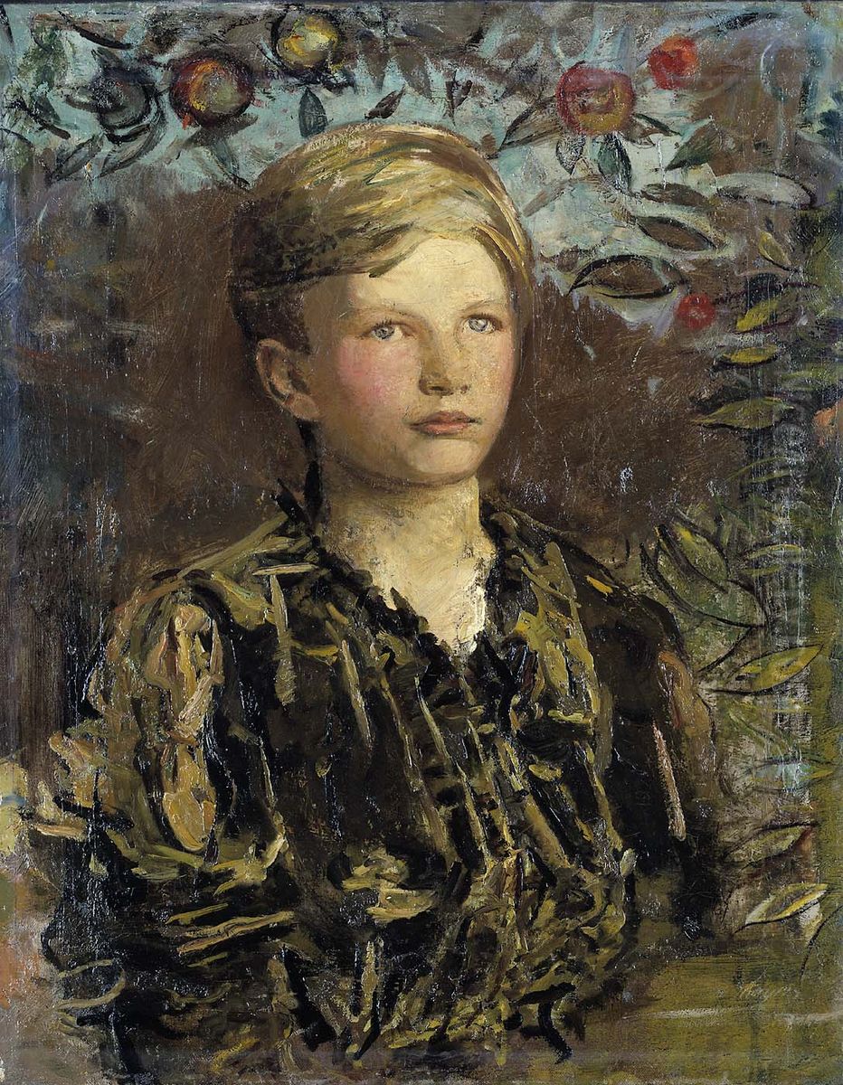Townsend Bradley Martin Oil Painting by Abbott Handerson Thayer