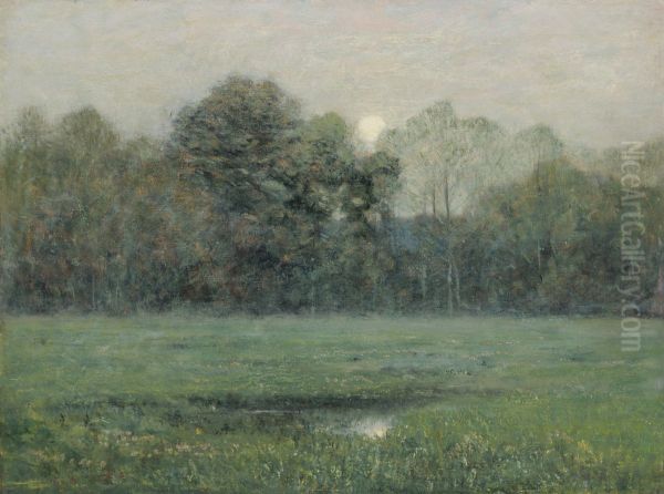 Midsummer Moonrise Oil Painting by unknown