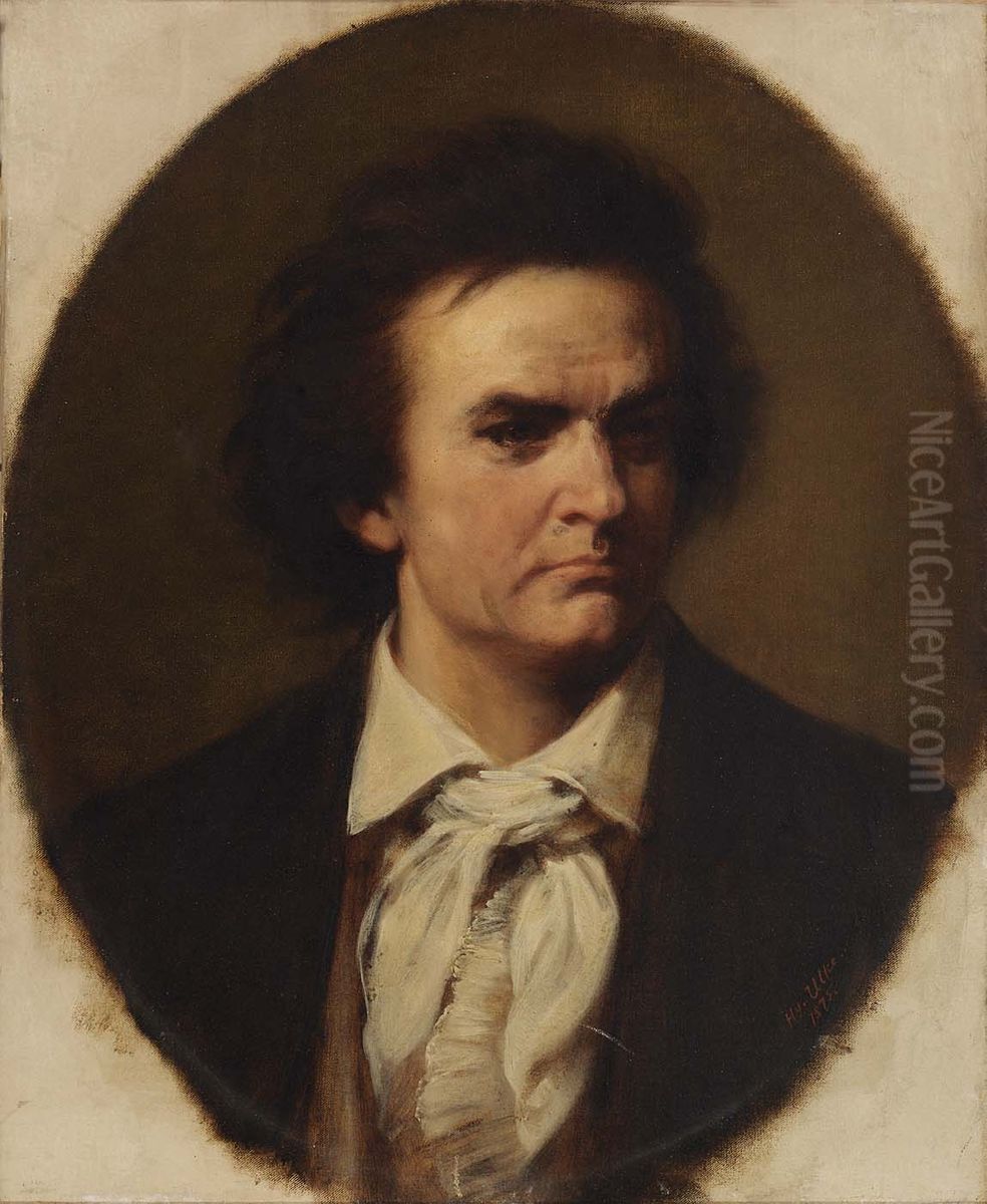 Ludwig Van Beethoven Oil Painting by Henry Ulke
