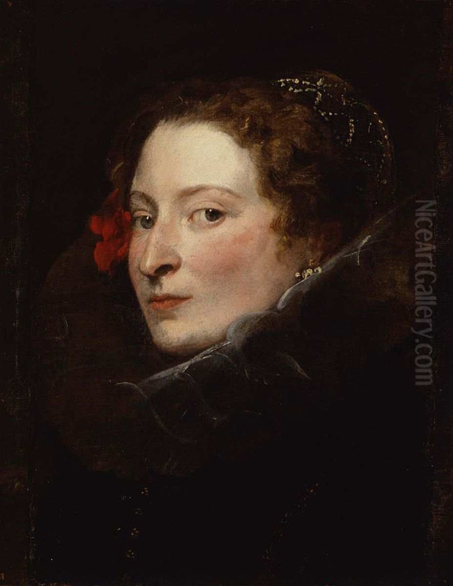 Marchesa Elena Grimaldi-Cattaneo Oil Painting by Sir Anthony Van Dyck