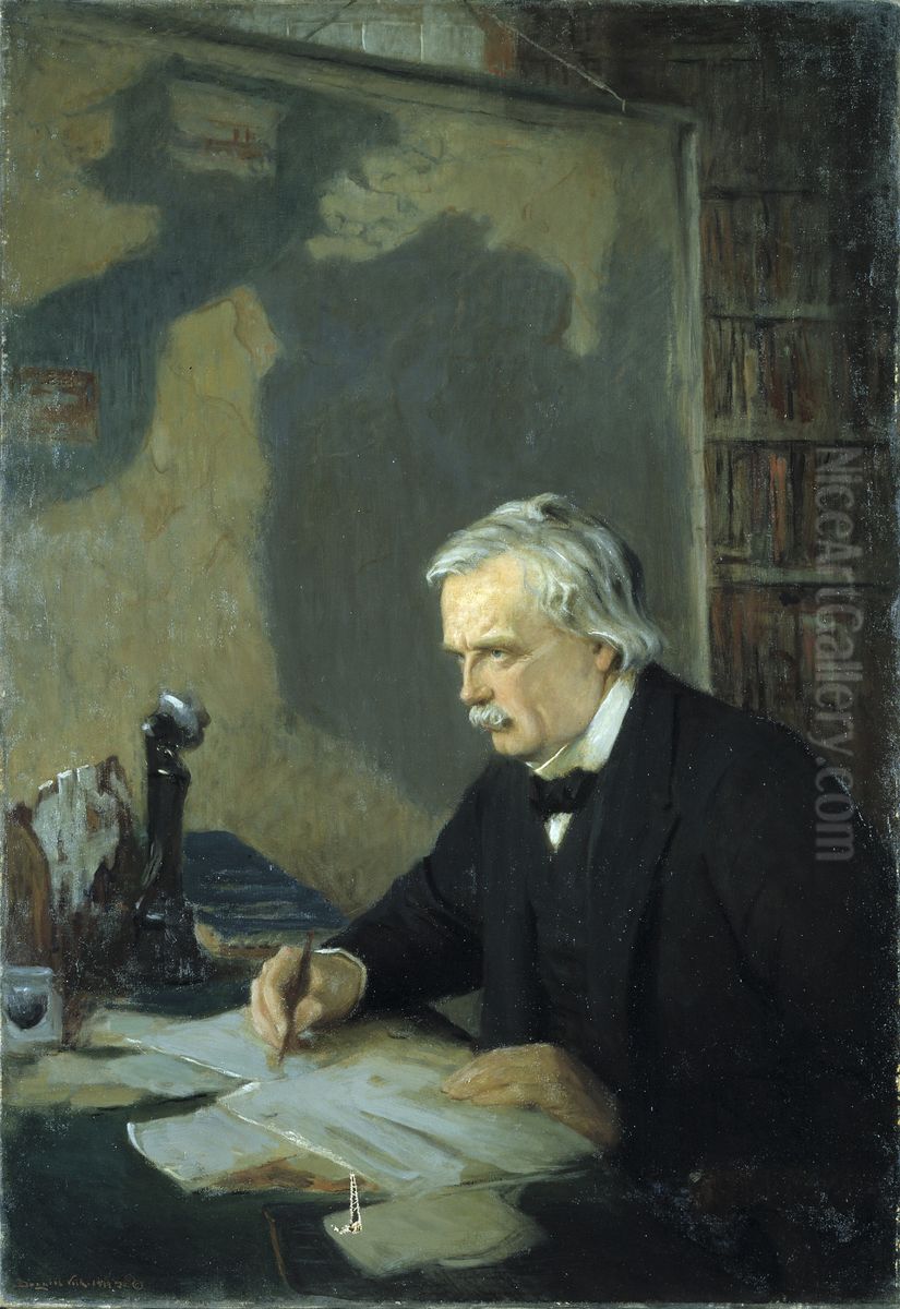 Lloyd George Oil Painting by Douglas Volk