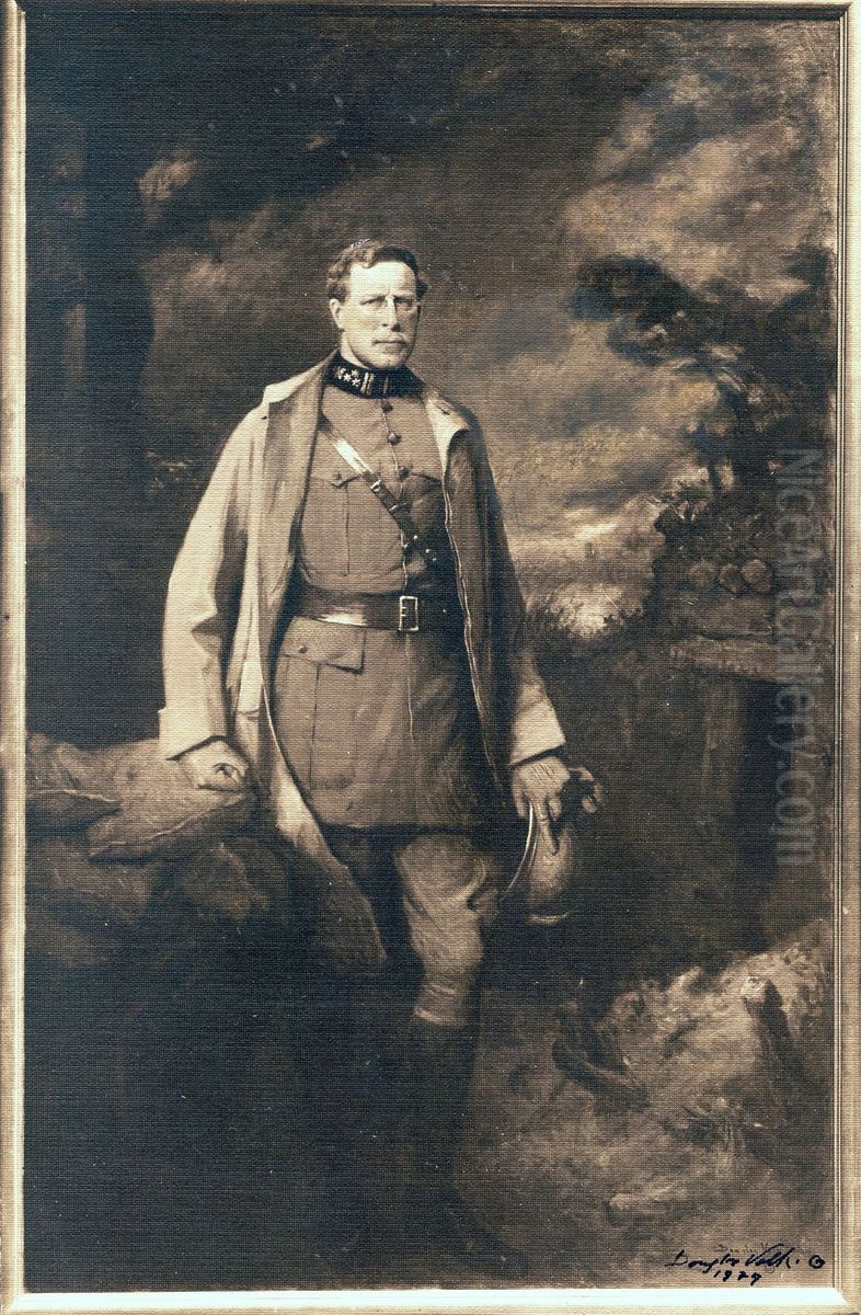 King Albert of Belgium Oil Painting by Douglas Volk