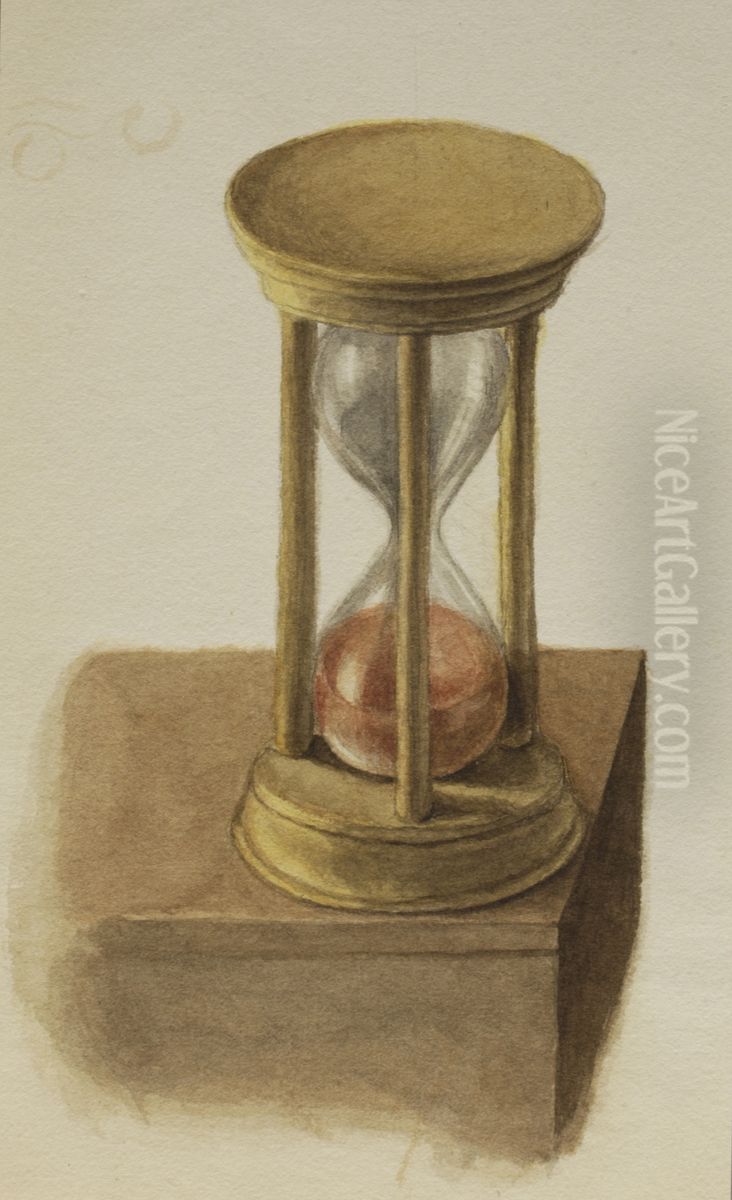 Untitled (Hourglass) Oil Painting by Mary Vaux Walcott