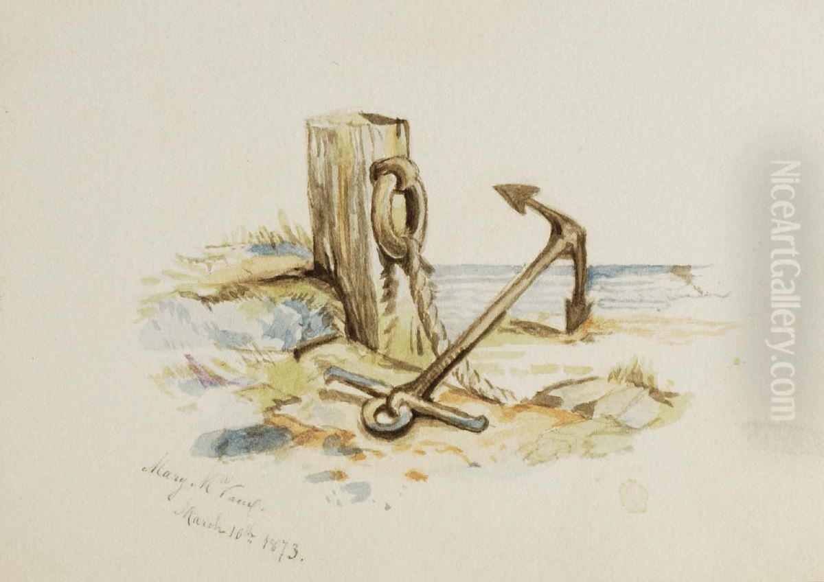 Untitled (Mooring and Anchor) Oil Painting by Mary Vaux Walcott
