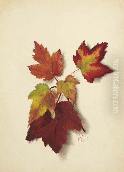 Untitled (Autumn Leaves) Oil Painting by Mary Vaux Walcott