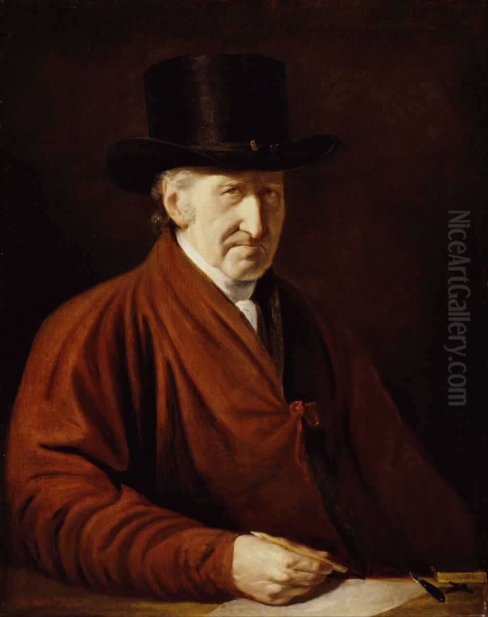Self-Portrait Oil Painting by Benjamin West