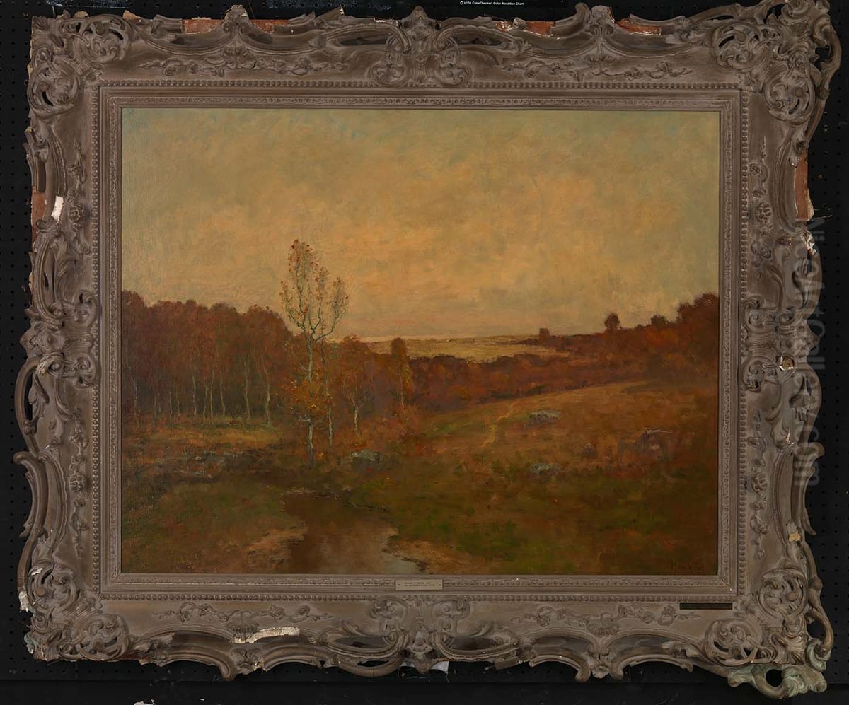 Indian Summer Day Oil Painting by Max Weyl Indian Summer Day Oil Painting by Max Weyl