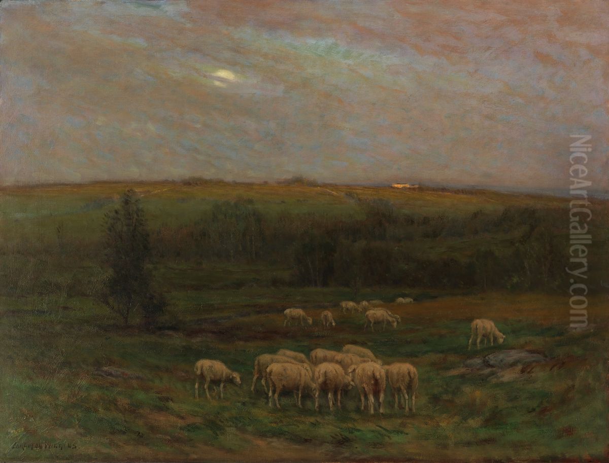 Evening after a Shower Oil Painting by unknown