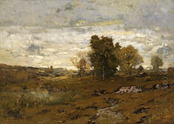 Autumn at Arkville Oil Painting by Alexander Helwig Wyant