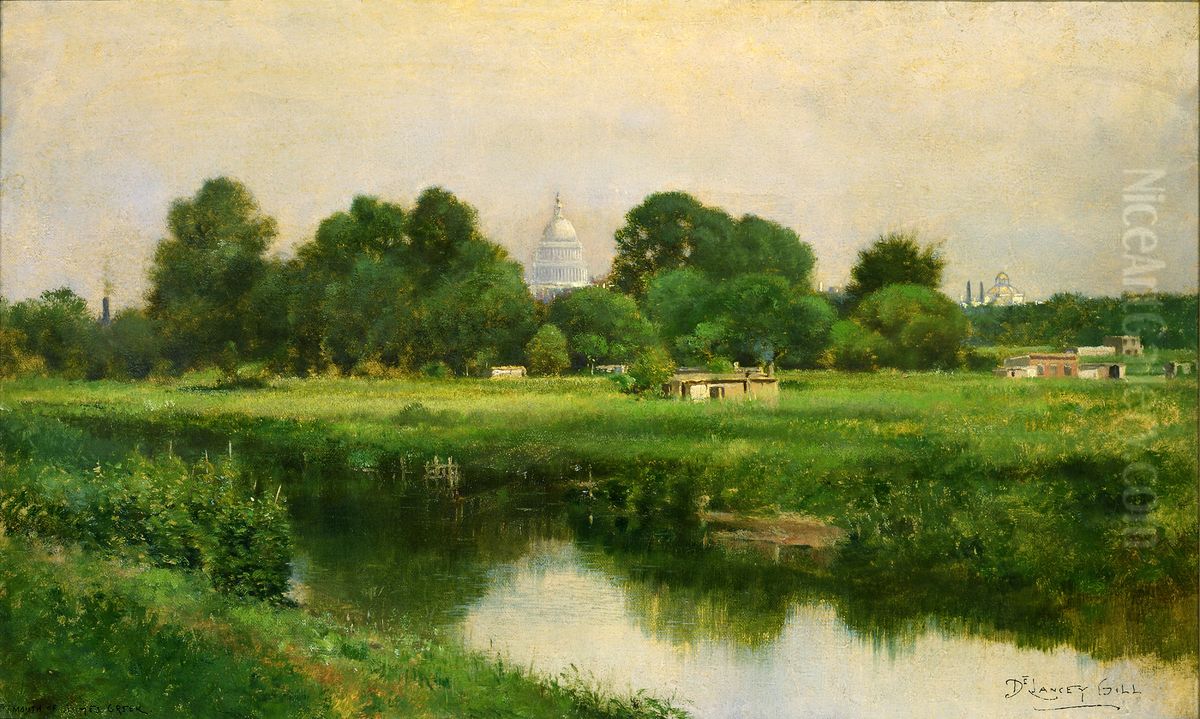 Mouth of James Creek Oil Painting by unknown