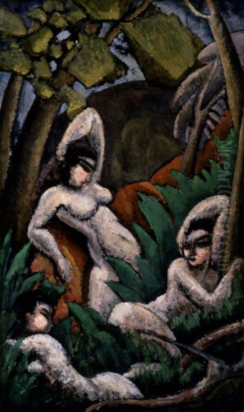 Summer Oil Painting by Max Weber