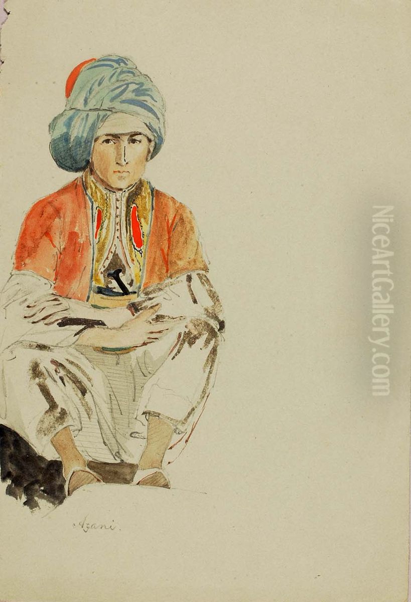 Man, Azani Oil Painting by Miner Kilbourne Kellogg