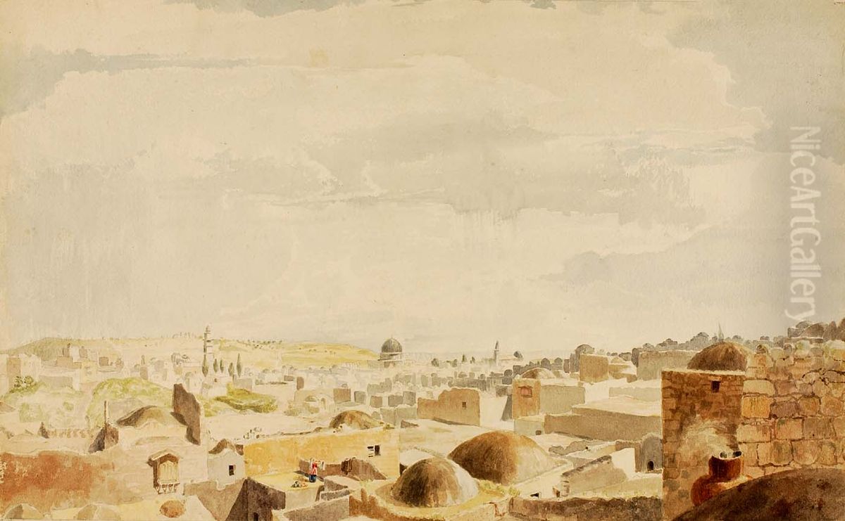 Jerusalem, Israel Oil Painting by Miner Kilbourne Kellogg